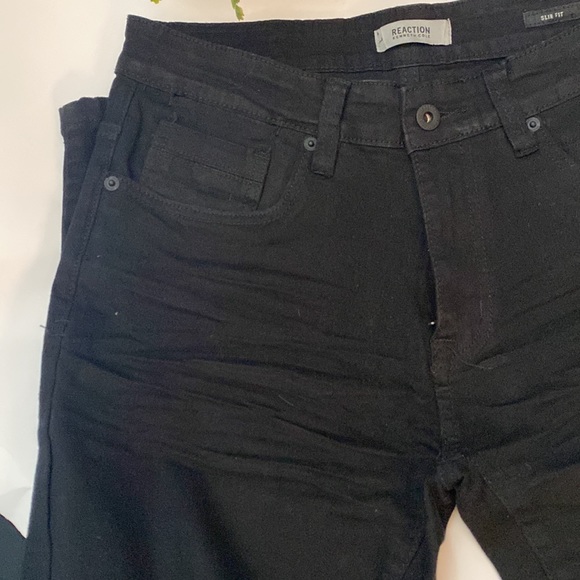 Kenneth Cole Slim Fit Black Flex Jeans 30x32 - Picture 4 of 5